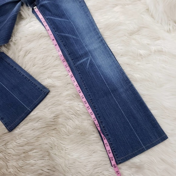 Bebe denim straight leg Jean's EUC size 29 - Picture 5 of 8